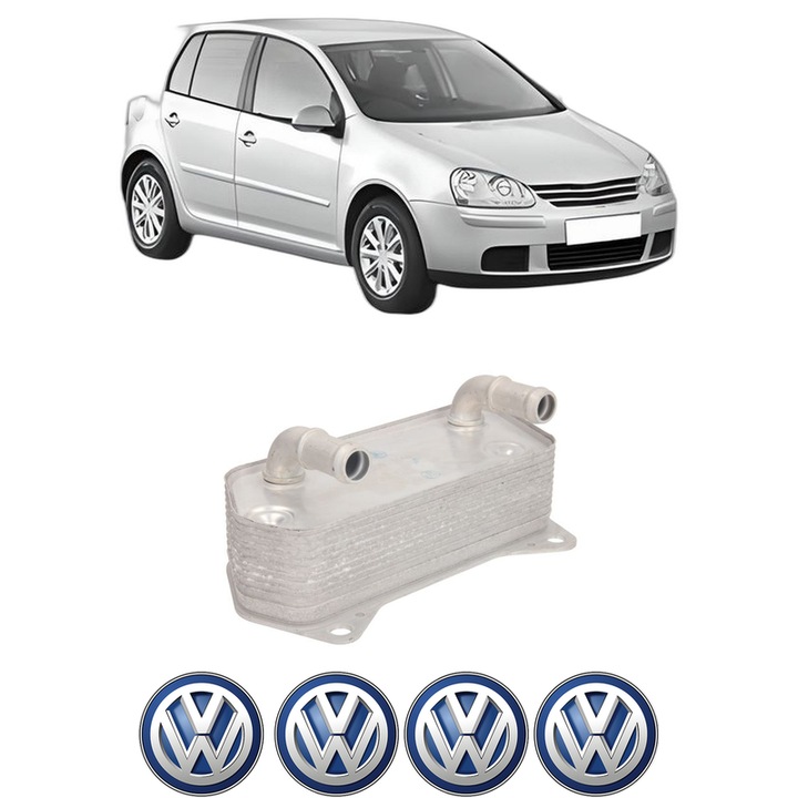 Olajhűtő Volkswagen GOLF V (1K1) 2004-2008 KW 103 LE 140 CMC 1968, Autó, alumínium, 4x Volkswagen autós matrica
