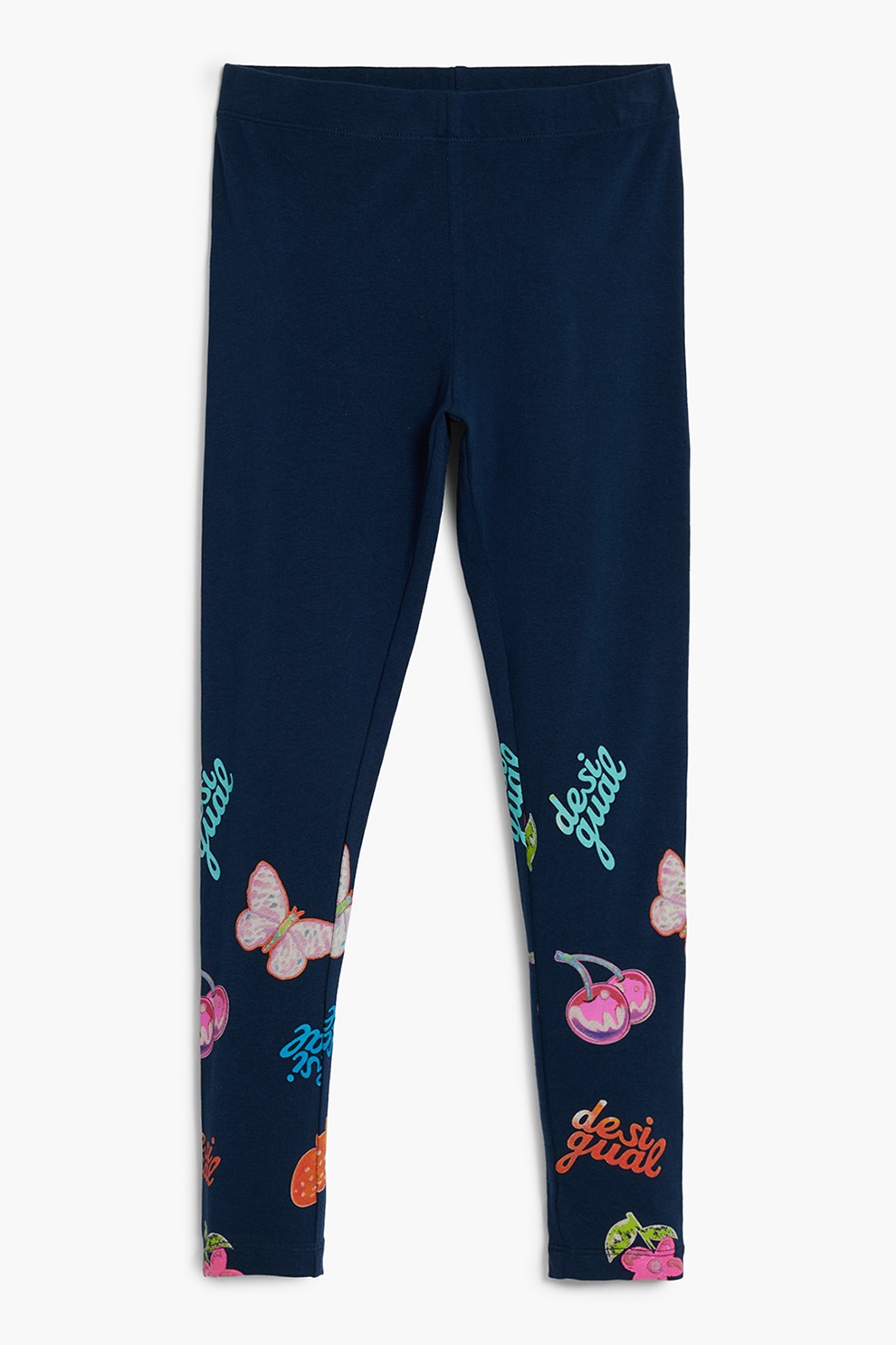 DESIGUAL, Colanti cu imprimeu, Indigo, 116-128 CM
