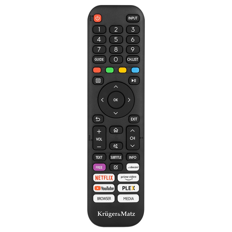 Televizor Smart 43" Kruger&Matz KM0243FHD-V2, Full HD, D-LED, Wi-Fi