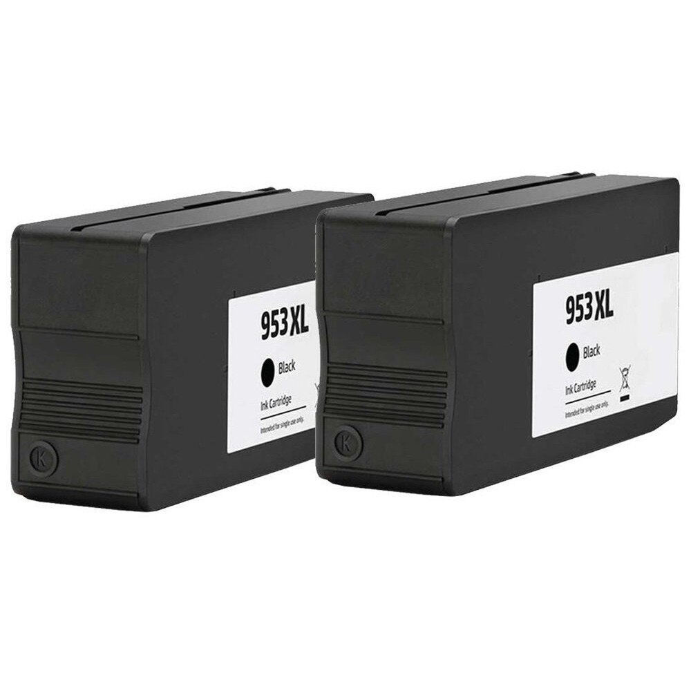 Set 2 Cartuse Compatibile cu H953XL 2 Black cu HP OfficeJet Pro 7700 Series / OfficeJet Pro 7720 /Pro 7730 /Pro 7740 WF /Pro 8200 Series /Pro 8210/Pro 8216 /Pro 8218 /Pro 8710 /Pro 8715 /Pro 8718 /Pro 8719/ Pro 8720 /Pro 8720/ Pro 8725 / 8730 / Pro 8740