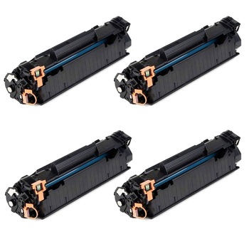Set 4 Cartuse Toner compatibile pentru Imprimanta HP LaserJet P 1569 Black Kit 4 2.100 Pag. CE278A / 78A Set 4 Cartuse Toner compatibile pentru Imprimanta HP LaserJet P 1569 Black Kit 4 2.100 Pag. CE278A / 78A