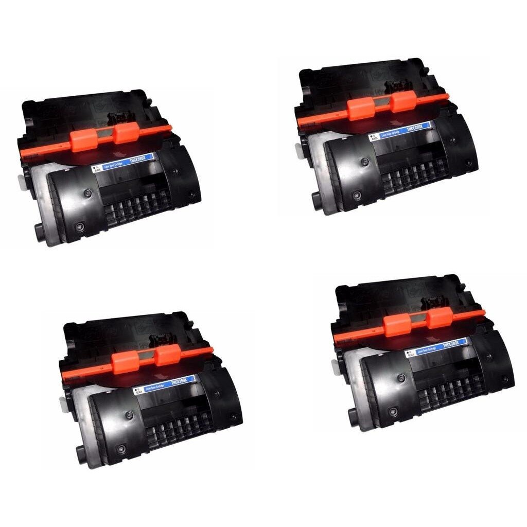 Set 4 Cartuse Toner compatibile pentru Imprimanta HP LaserJet P 4012 Black Kit 4 10.000 Pag. CC364A / 64A