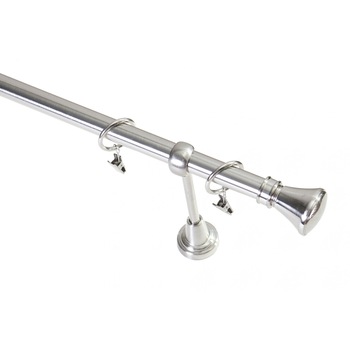 Kit Galerie Gardinia Ø19mm 200cm Argintiu Mat Kit Galerie Gardinia Ø19mm 200cm Argintiu Mat