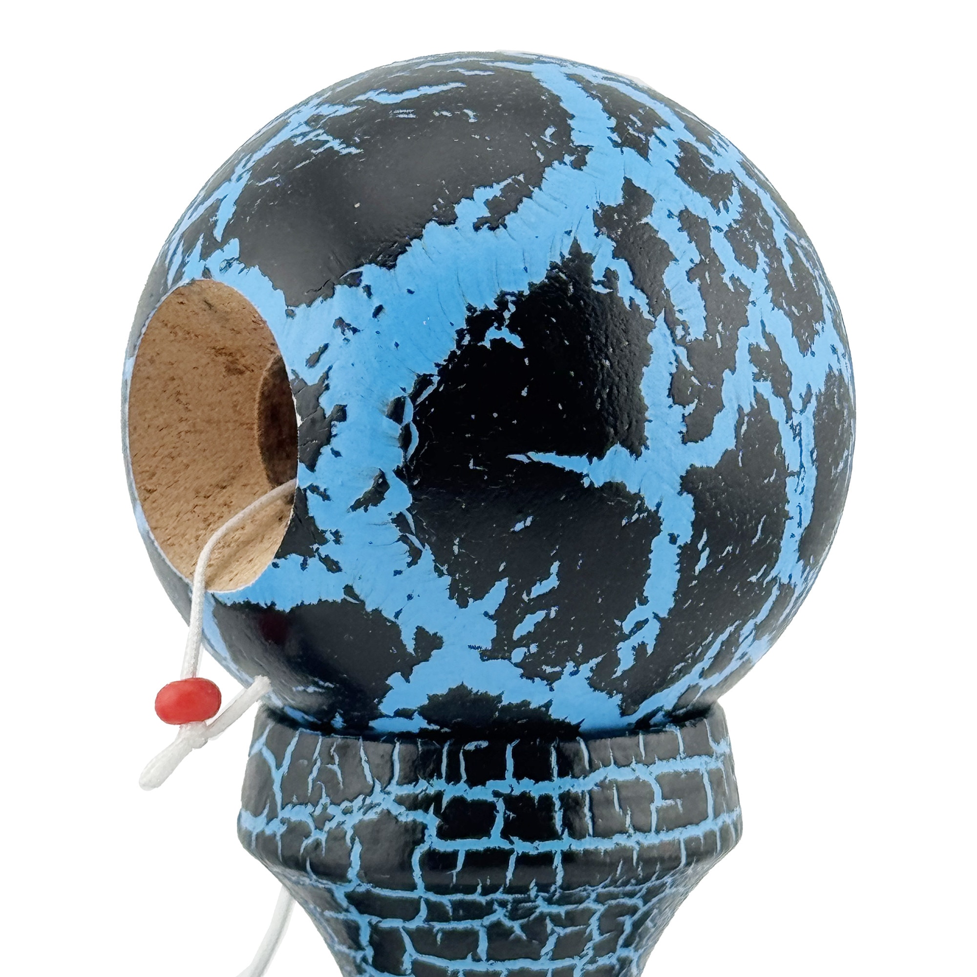 Kendama X Originala, Profesionala, Flippy, Cracked, din Lemn, 18