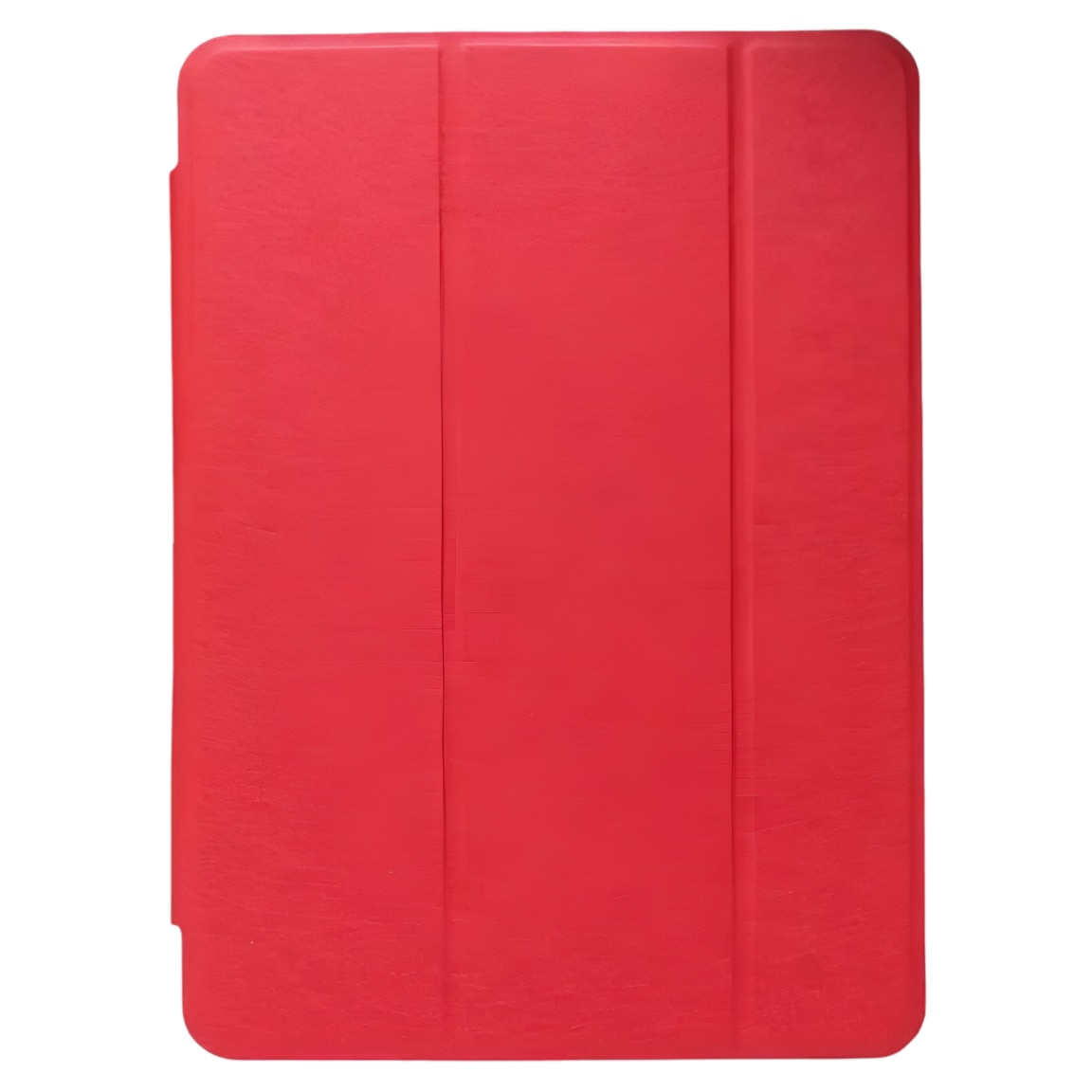 Etui protectie pentru iPad Pro 11 (2020), rosu, cu capac si suport pentru Apple Pencil, transparent