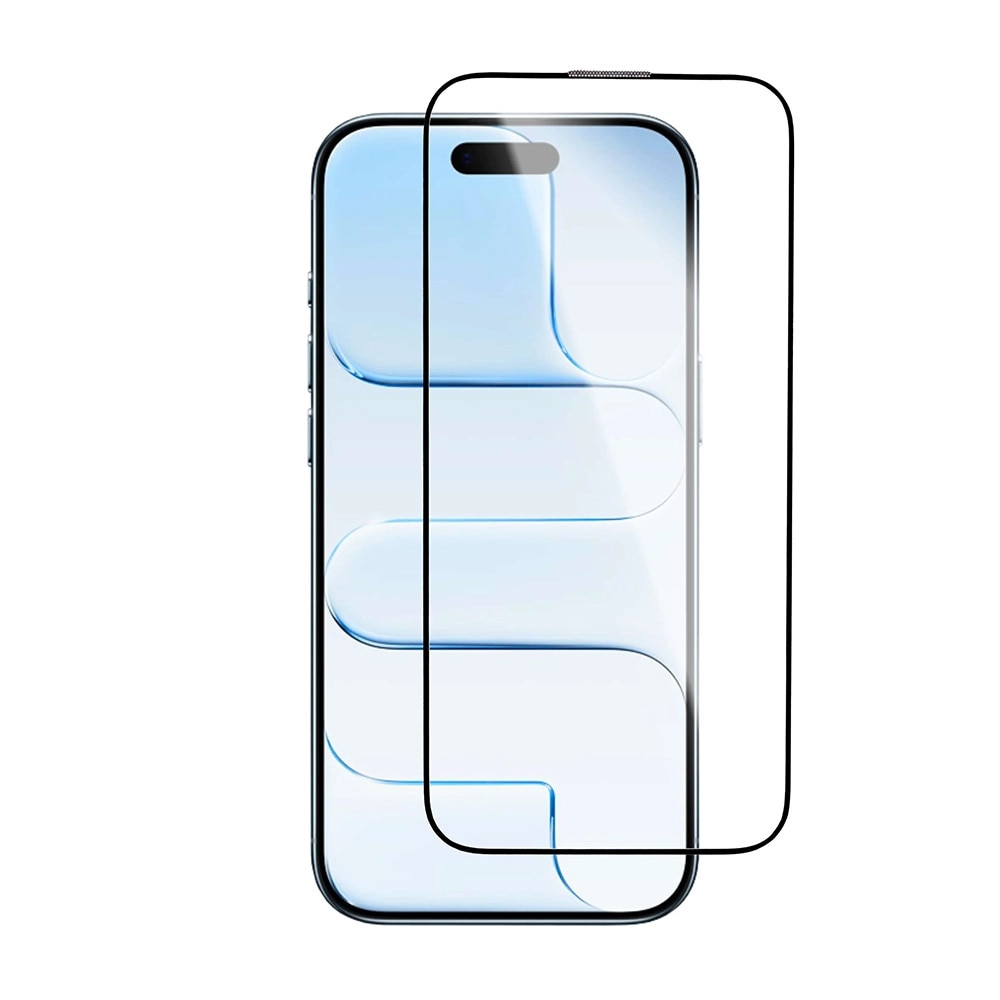 Folie protectie telefon Blueo, compatibila cu iPhone 17 Air, anti-zgariere, aplicator, negru
