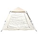 Cort camping 2 persoane pliabil automat pop-up, 2 usi, deschidere 4 parti, plasa anti-insecte, impermeabil 240x240x155cm