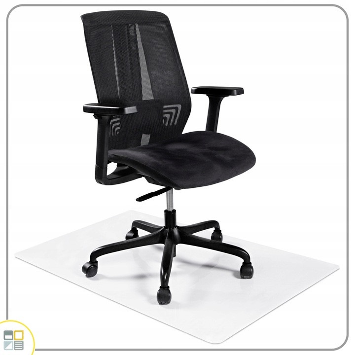 BOJANEK védőszőnyeg 100x70 cm átlátszó, 0,5 mm vastag, lekerekített élek