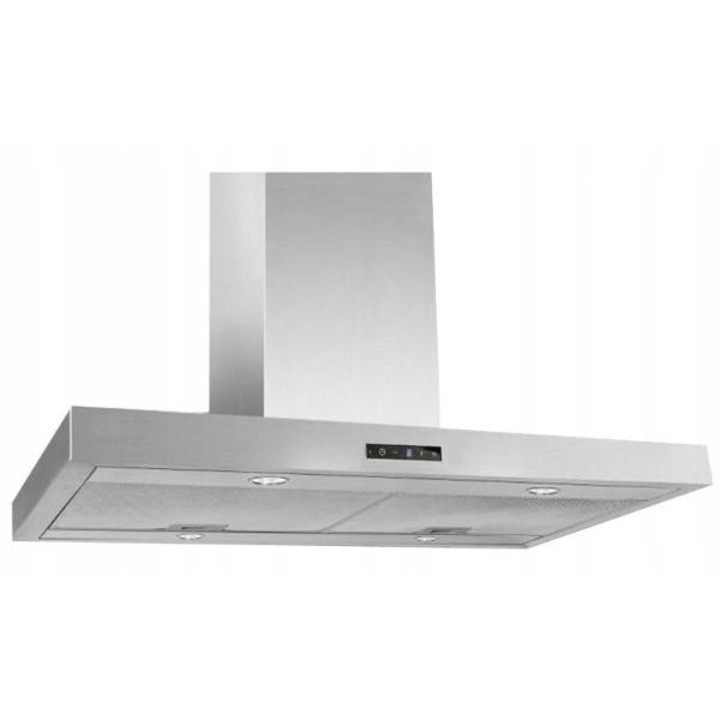 Аспиратор Kominowa Akpo Isla Feniks 120см, 610м3/ч, 3 скорости, Сребрист, 76-102см