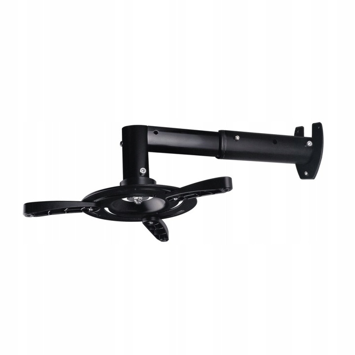Suport perete universal pentru proiector, reglabil, negru, 12x18x58cm