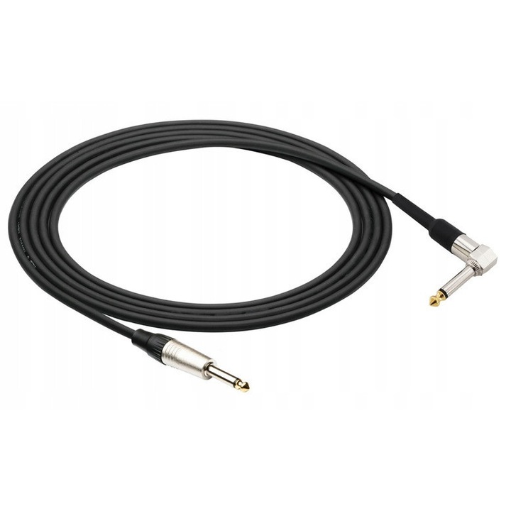 Аудио кабел Blackbird Jack 6.3 мм - Jack 6.3 мм, 3 м, черен