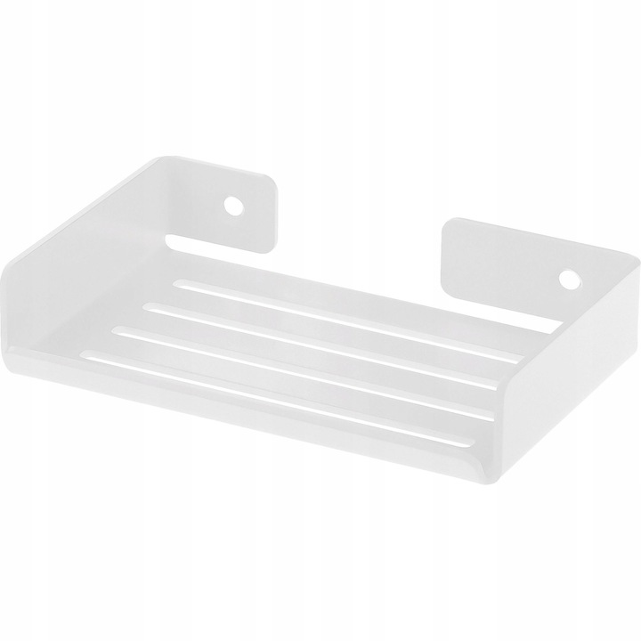 Suport sapun Deante Mokko, alb mat, 12,8x8,4cm, set montaj inclus