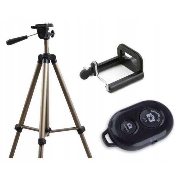Троножник Fancier XREC 3D с Bluetooth дистанционно, 126x144см, 2кг, с подвижна глава, с калъф