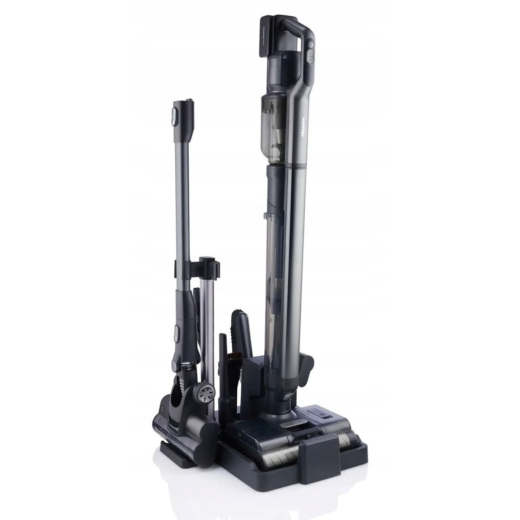 Aspirator vertical Hisense HFC743169BKA, 2 în 1, curățare umedă și uscată, gri, 7kg