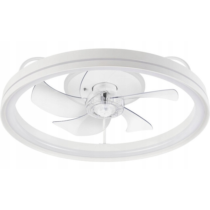 Плафониера с вентилатор, Lamkur, LM-FL-2.226, бял, 500x170мм, 1 източник на светлина, дистанционно управление
