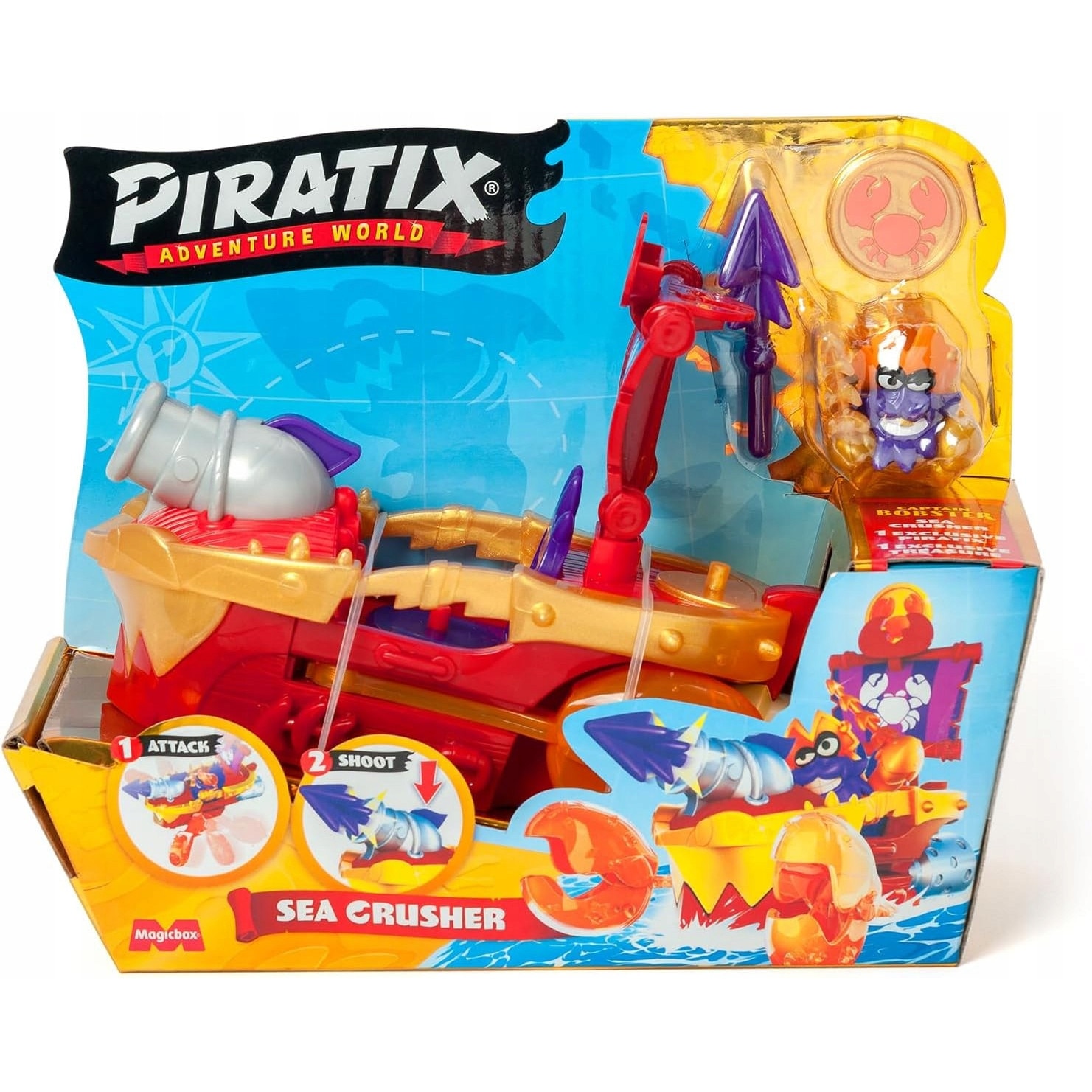 Figurine Piratix, Magicbox, Zestav Sea Crusher, 1 figurina