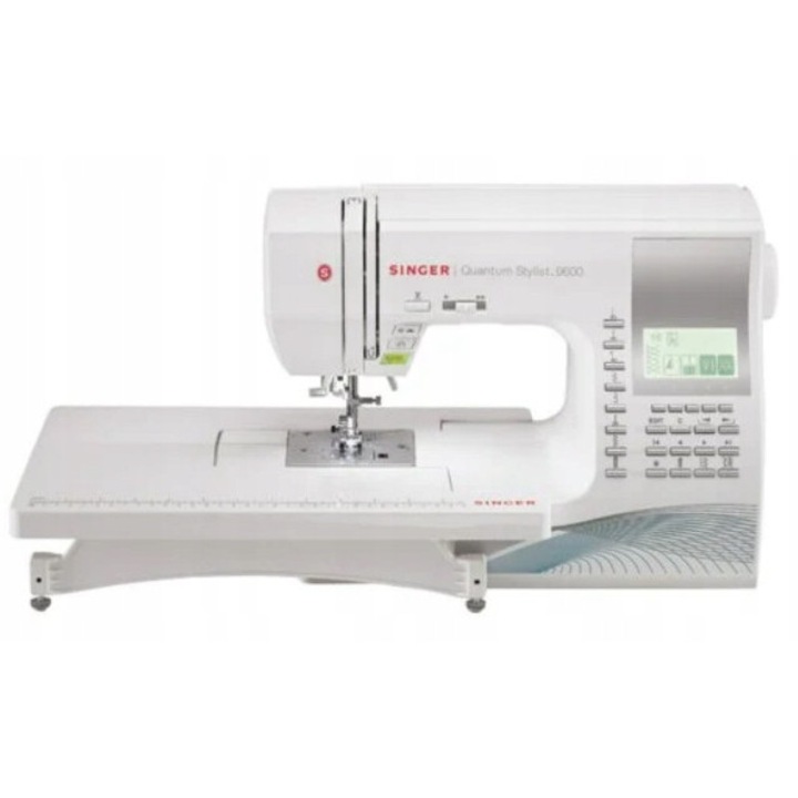 Masina de cusut Singer 9960, 600 modele de cusaturi, 5 modele alfabet, rotativ, LCD