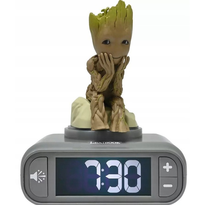 Нощна лампа за деца Lexibook, Пазителите на галактиката, зелена, на батерии