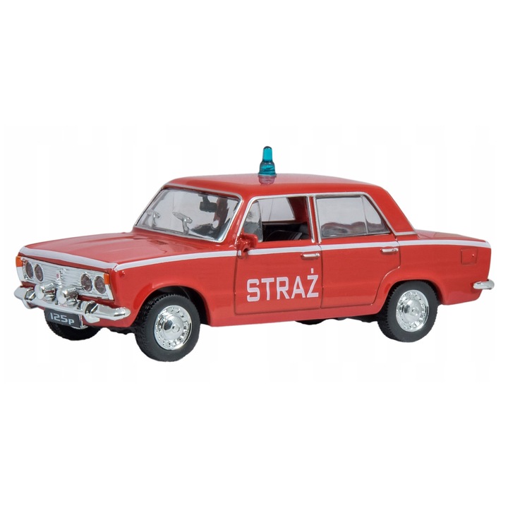 Количка DAFFI Fiat 125p MO, 1:43, метал, 9x3x3,5см, за 3+ години