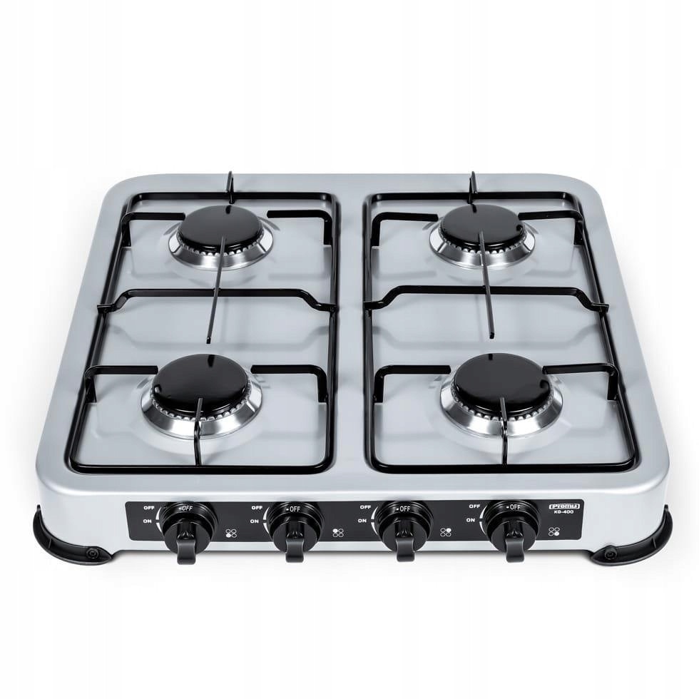 Aragaz PROMIS, model KG400S, 4 arzatoare, argintiu