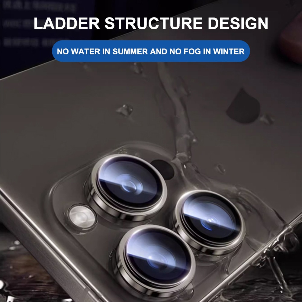 Folie Protectie Compatibila cu Titanium AR Camera Glass, Lito, iPhone 17 Air - Light Gold