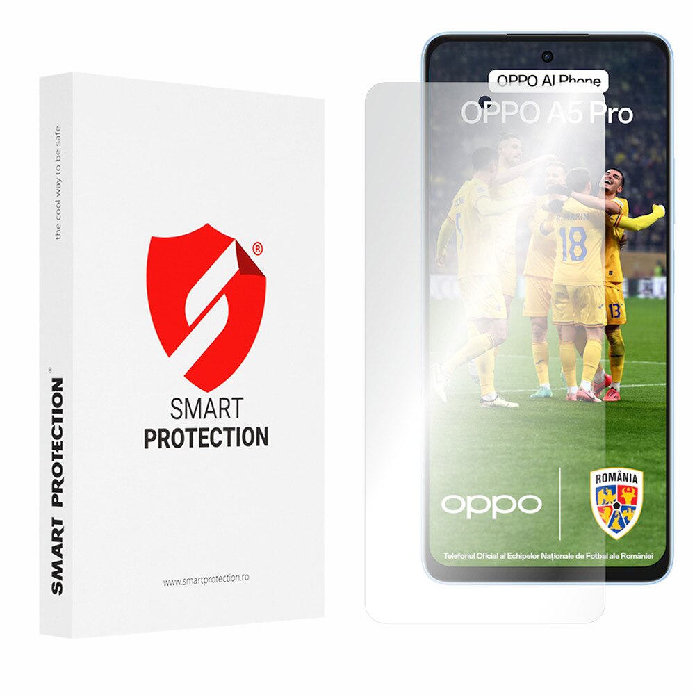 [Pachet 2x] Folie regenerabila premium Oppo A5 Pro 4G / A5 Pro 5G - Smart Protection Classic - Clear