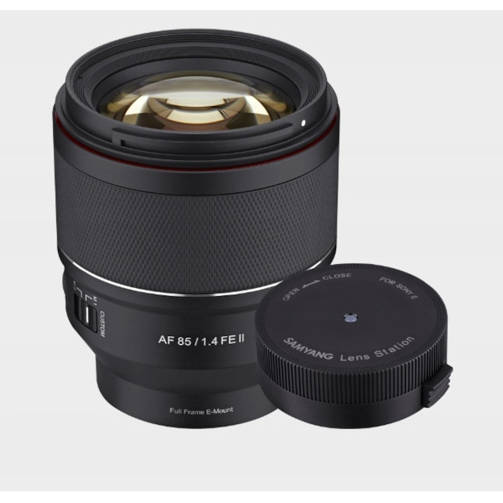 Обектив Samyang 85mm f/1.4 AF II, 4 елемента от стъкло HR, 1 ED