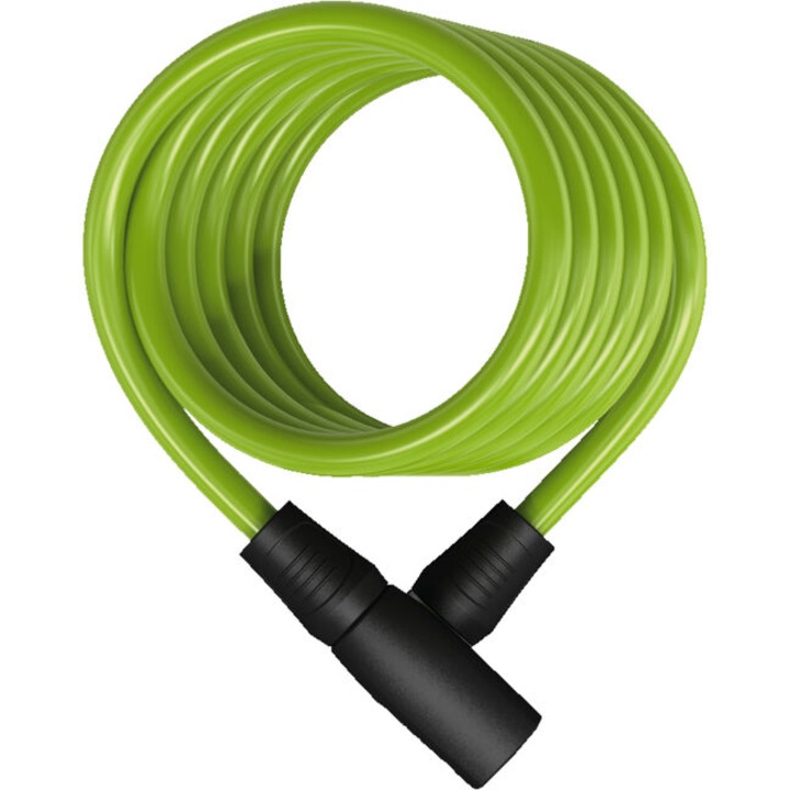 Antifurt X-Tech cu 2 cheii, 8 mm x 800 mm, culoare Verde, cu suport montare