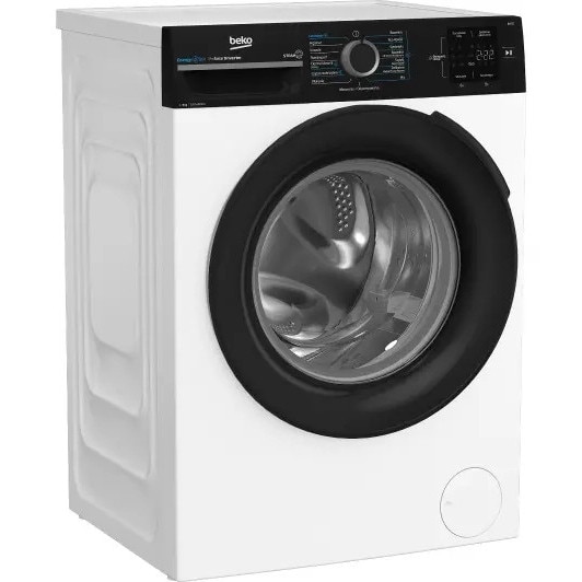 Masina de spalat rufe Beko b300, 9kg, 1200rpm, alb-negru, 51,8x60x84,5cm
