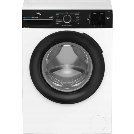 Masina de spalat rufe Beko b300, 9kg, 1200rpm, alb-negru, 51,8x60x84,5cm