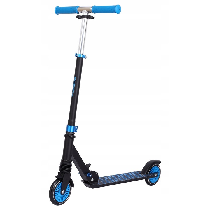 INDIANA R8 roller, 120x120mm, kék, fiúknak és lányoknak, összecsukható, PU kerekekkel