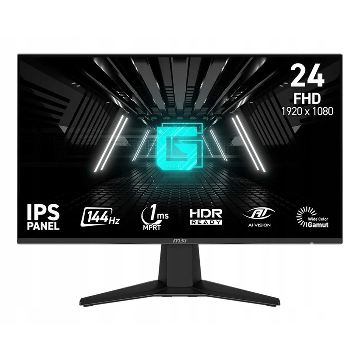 Monitor MSI G242L E14, IPS, 23.8", 1920x1080, 144Hz, negru