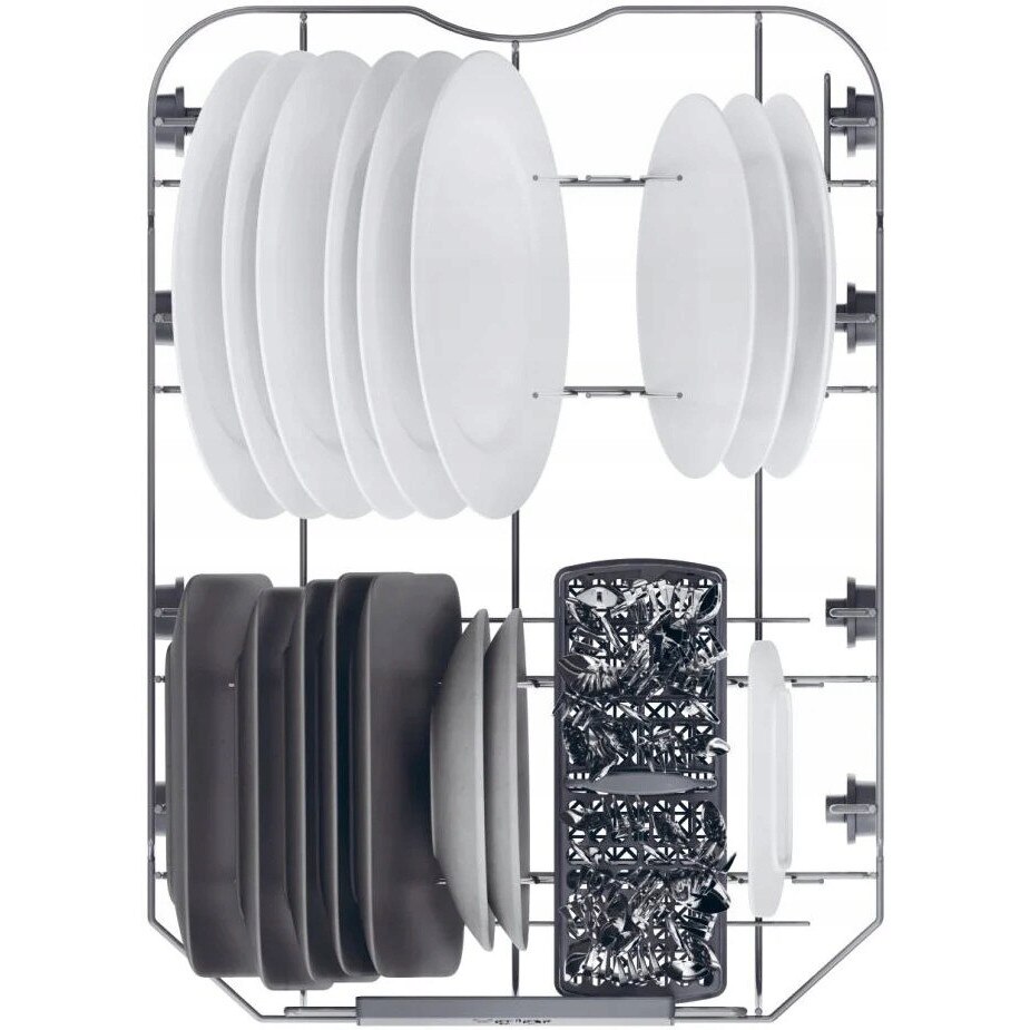 Masina de spalat vase Haier I-Pro Shine Series 3, 44.8 cm, argintie, 10 seturi, control smartphone
