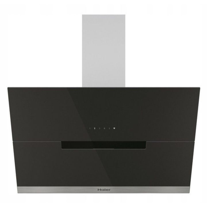 Абсорбатор HAIER 90 см, черен, 4 скорости, A++, Wi-Fi