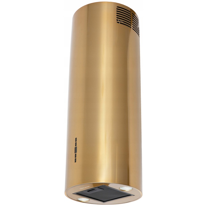 Островен абсорбатор GOTZE & JENSEN IH700GS, 39x39см, златист, 4 скорости, LED осветление