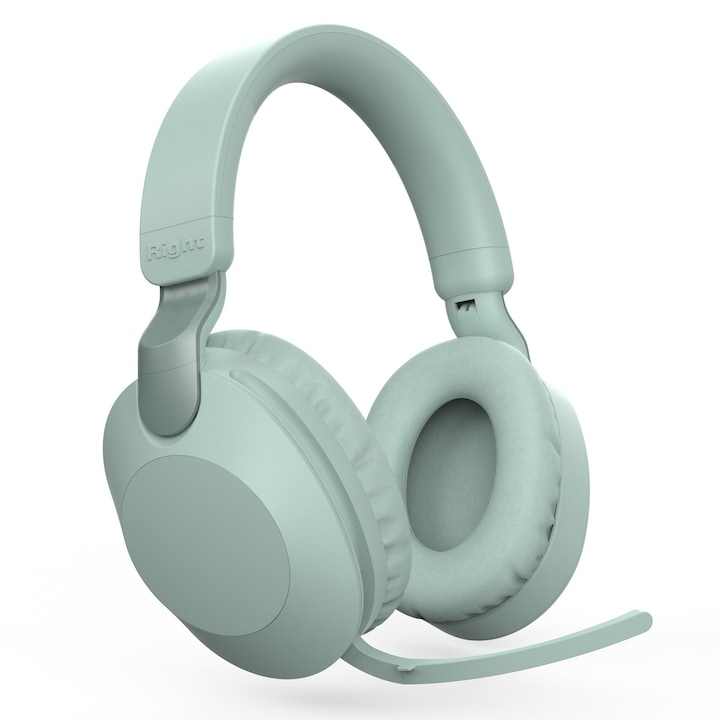 Casti Bluetooth cu urechi de pisica, design pliabil, iluminare LED, multicolor, pentru copii si adulti
