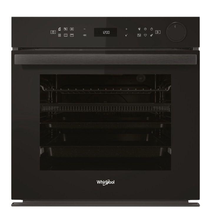 Cuptor electric Whirlpool, model AKZ9S 8260 FB, para, 73l, negru, 59.5x59.5x56.4cm, multifunctional 12 functii