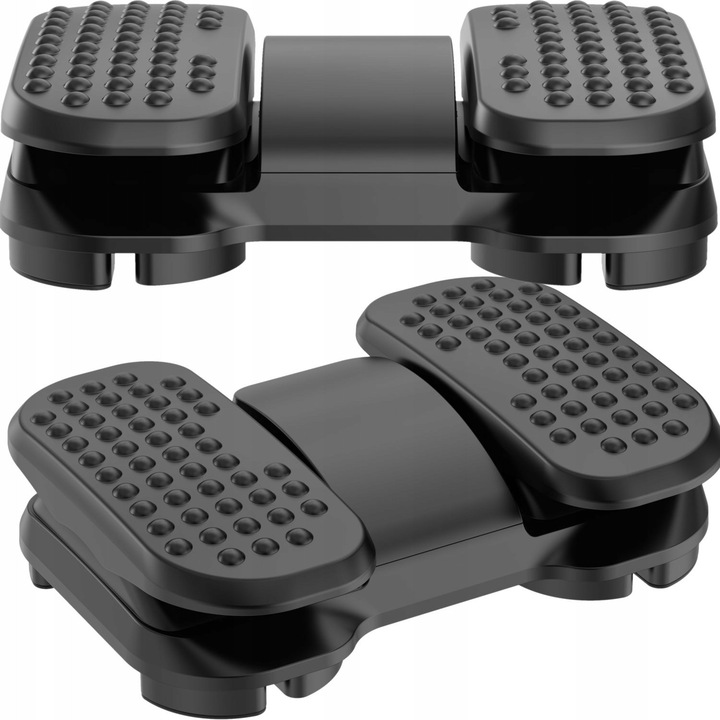 Ергономична табуретка Mozos FS6, черна, 430x320x125~150mm, регулируема, с масажна повърхност