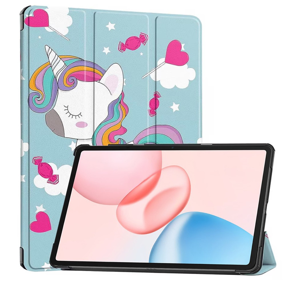 Husa pentru tableta Honor Pad 10, Accesorio Fold Pro, Unicorn