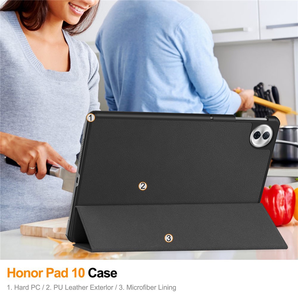 Husa pentru tableta Honor Pad 10, Accesorio Fold Pro, Unicorn