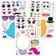 Set 24 Stickere Decorative cu Tema Animala, Kengege®, 22.8x15.2cm, 12 Designuri, Reutilizabile