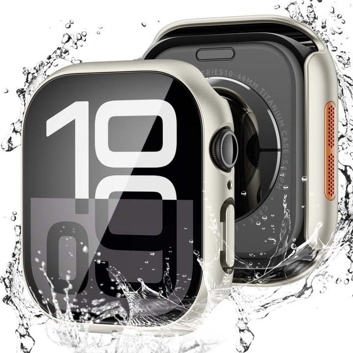 Водоустойчив калъф, съвместим с Apple Watch Series 10/Series 11, FunShop, 42 мм, IP67