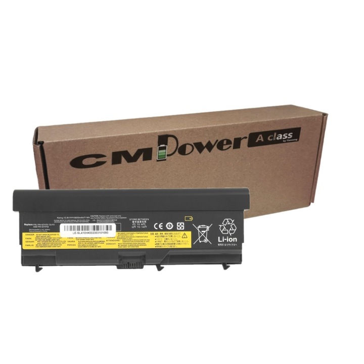 Baterie laptop CM Power Clasa A compatibila cu Lenovo E40, E50, SL410, SL510 (6600mah) 0A36302 0A36303 42T4235