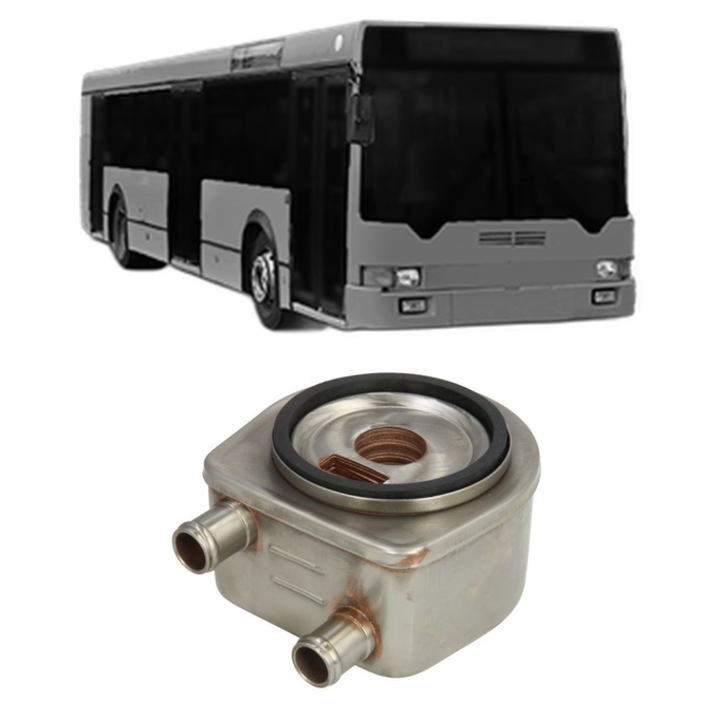 Radiator racire ulei JCB 400 din 1987 KW 80 CP 109, Auto, din aluminiu, 4x Stickere auto cu JCB