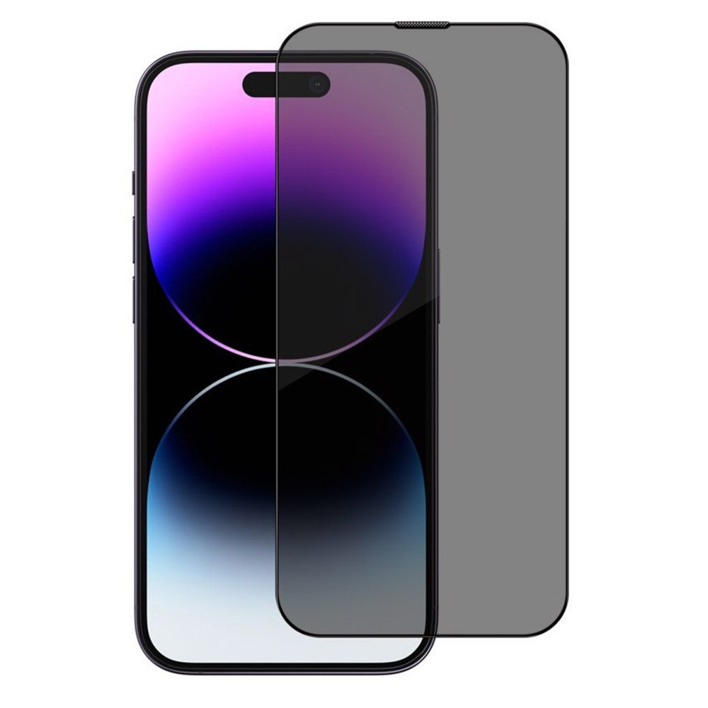 Folie Protectie Telefon Blueo, Non Breaking 9H, Privacy, pentru iPhone 16 Pro/17/17 Pro