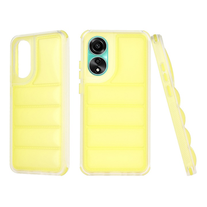 Carcasa de protectie pentru Oppo A78 4G, galben