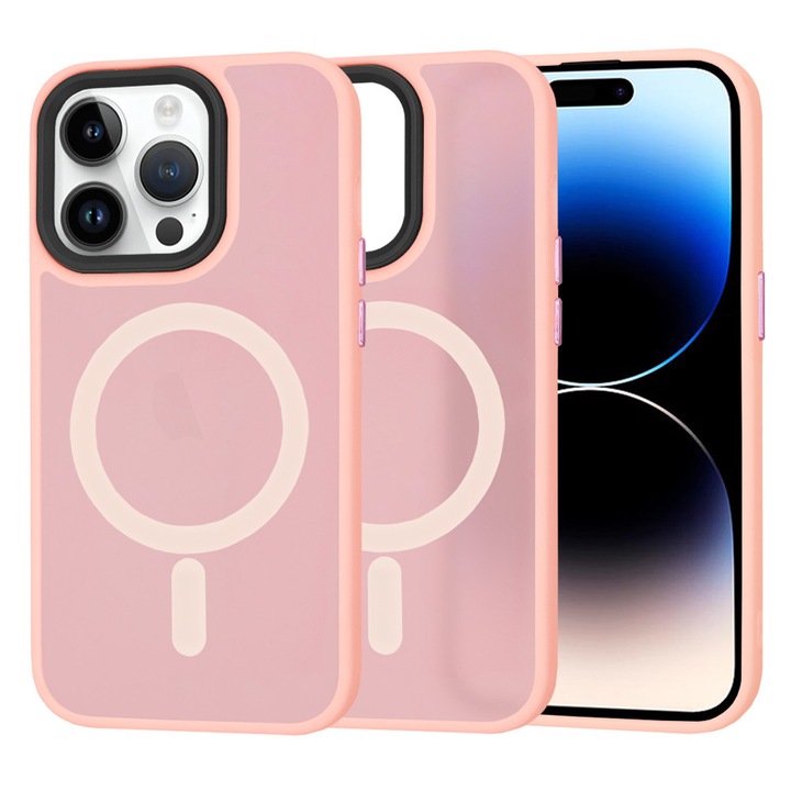 Kompatibilis tok iPhone 14 Pro-hoz, G47, Premium Lexgard, Pinky