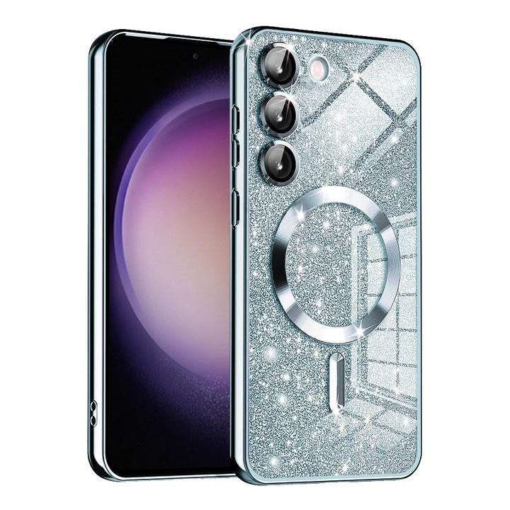 Husa pentru Samsung Galaxy S23 Plus, din TPU, Danex, Culoare Albastru Deschis