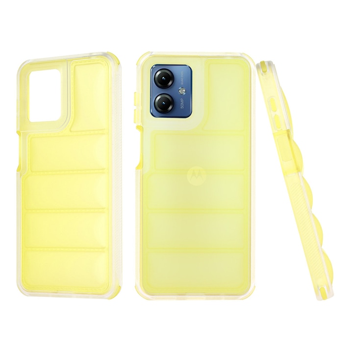 Carcasa de protectie pentru Motorola Moto G14, galben