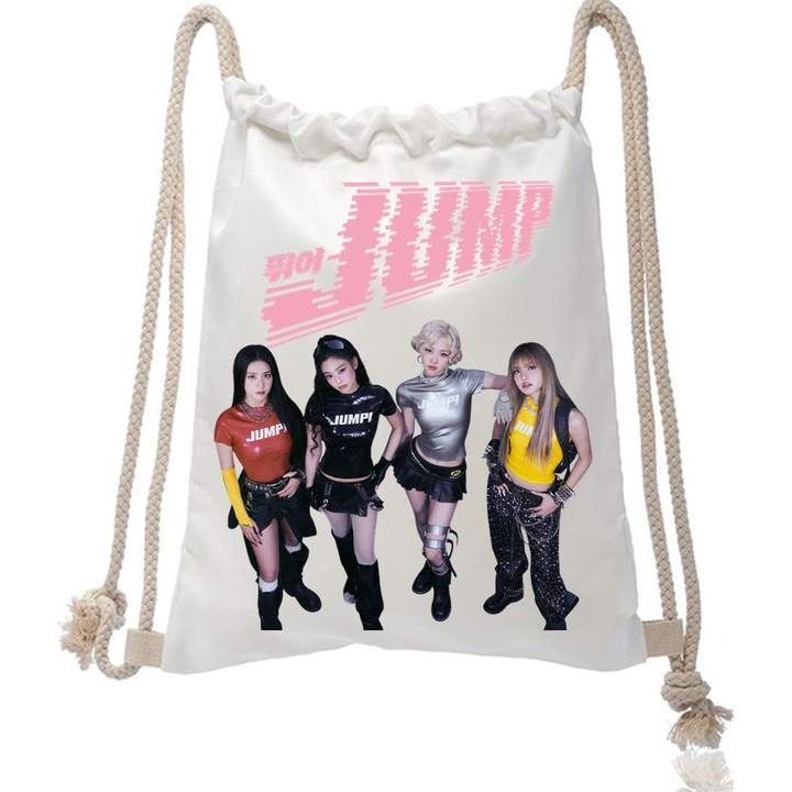 Персонализирана раница blackpink jump blinks kpop, 34 x 44 x 1 см